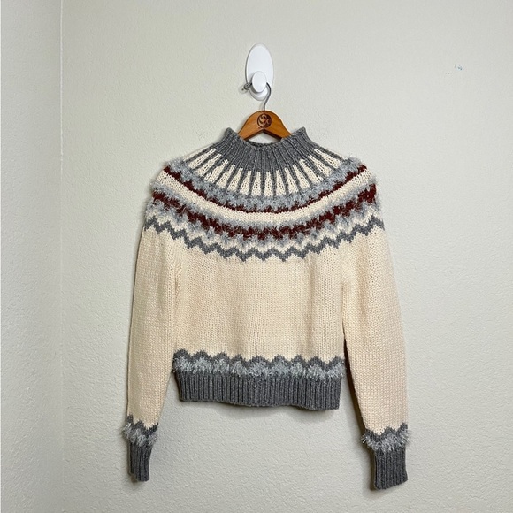 Lou & Grey Sweaters - Lou & Grey Fair Isle wool blend sweater